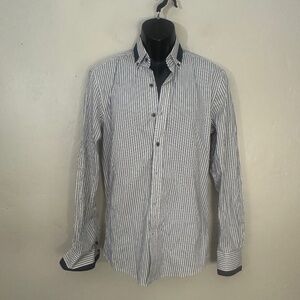 Anthony Morato Stretch Button Down EU 48  ~Medium Gently worn 76% cotton